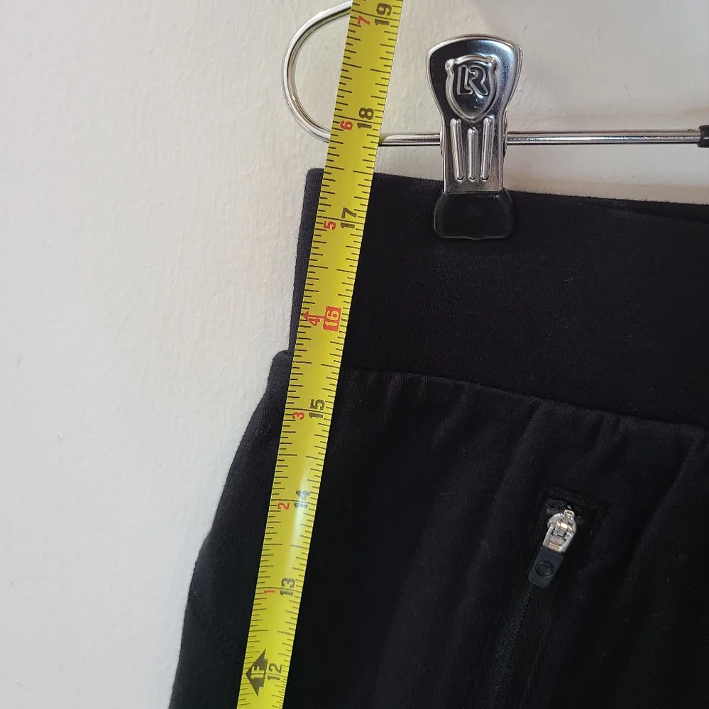 T by TALBOTS Black Cotton Blend Skort with Side Zippered Pockets PSmall NWT